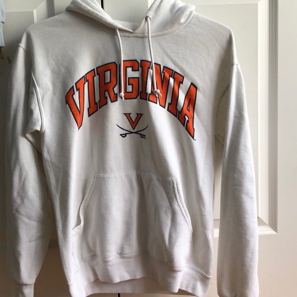 White UVA hoodie
